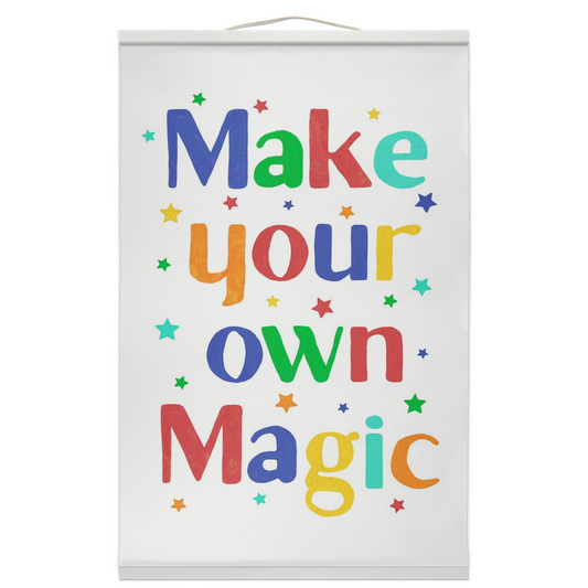 "Make Your Own Magic" 16x24 Inch Hanging Canvas Wall Art