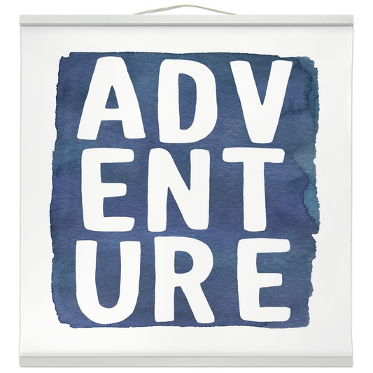 "Adventure" 20x20 Hanging Canvas Wall Art