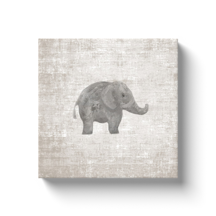 "Elephant" 12x12 Inch Canvas Wall Art
